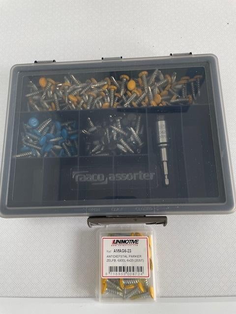 Anti diefstal Parkers, Ophalen, Nieuw