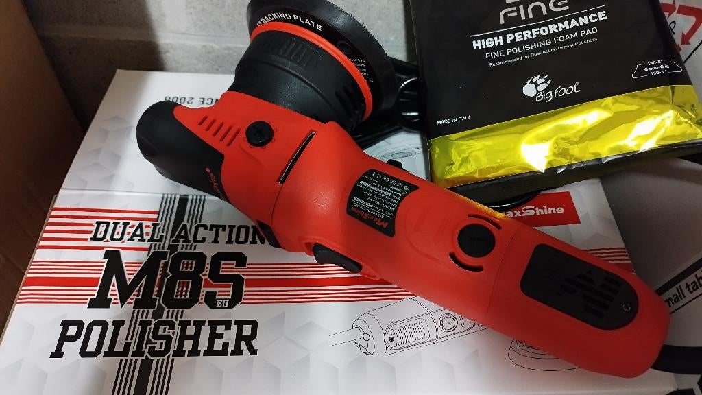 DA Polisher MaxShine +Rupes Pads, Ophalen of Verzenden, Nieuw