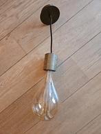 Hanglamp brons kogellamp, Huis en Inrichting, Lampen | Hanglampen, Ophalen, Zo goed als nieuw, Industrieel brons, 50 tot 75 cm
