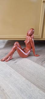 Vintage beeld keramiek/ naakte vrouw/Gmunder, Ophalen of Verzenden