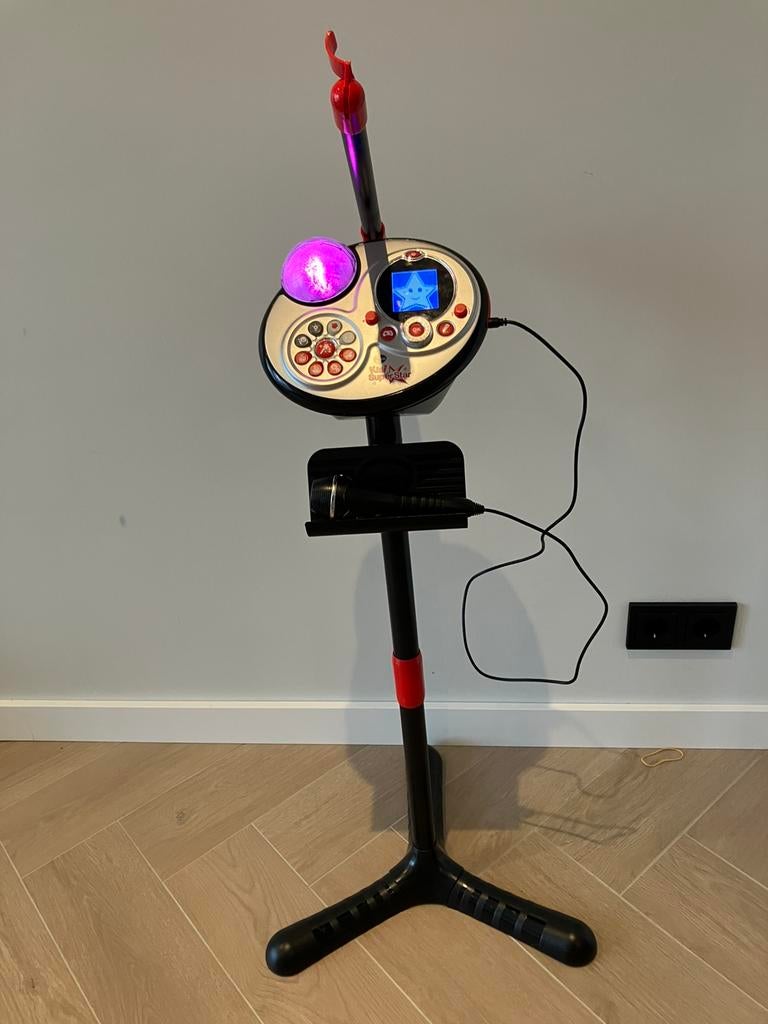 Vtech microfoon met spelletjes, Ophalen, Zo goed als nieuw, Zangmicrofoon