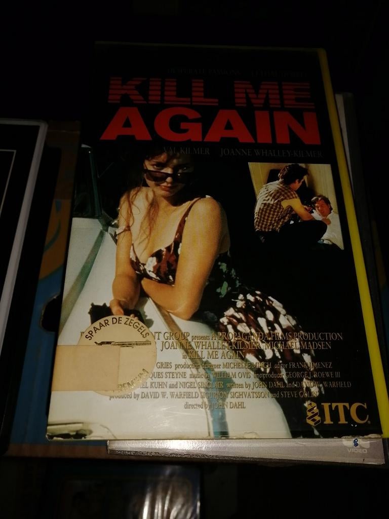 VHS - Kill Me Again, Vanaf 16 jaar, Ophalen of Verzenden, Zo goed als nieuw, Actie en Avontuur
