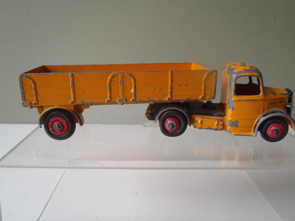 Dinky Toys   Bedford oplegger. Nr 521  , Ophalen of Verzenden, Gebruikt, Auto, Dinky Toys