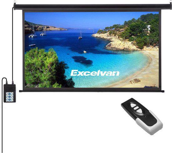 Beamerscherm - projectiescherm Excelvan, Ophalen, Elektrisch, Nieuw