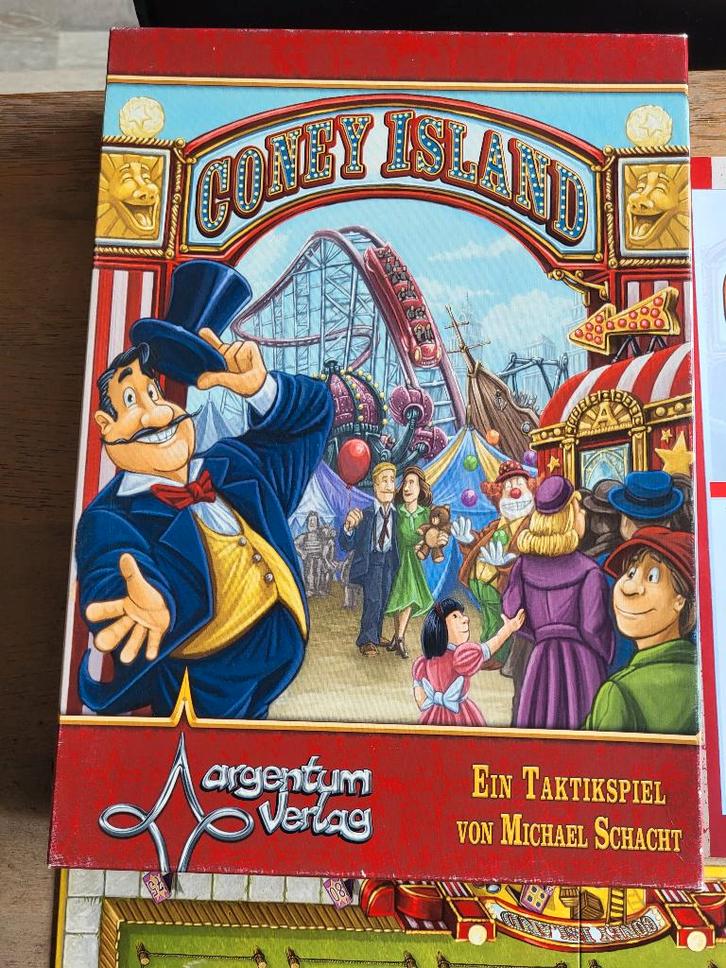 spel Coney island, Hobby en Vrije tijd, Gezelschapsspellen | Bordspellen, Zo goed als nieuw, Een of twee spelers, Drie of vier spelers