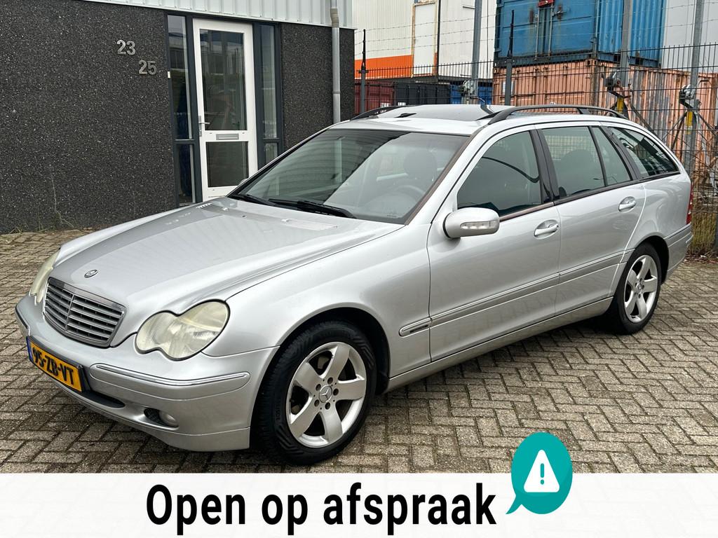 Mercedes-Benz C-klasse Combi 200 CDI Elegance 2004 Automaat, Auto's, Mercedes-Benz, Automaat, Gebruikt, 4 cilinders, 122 pk