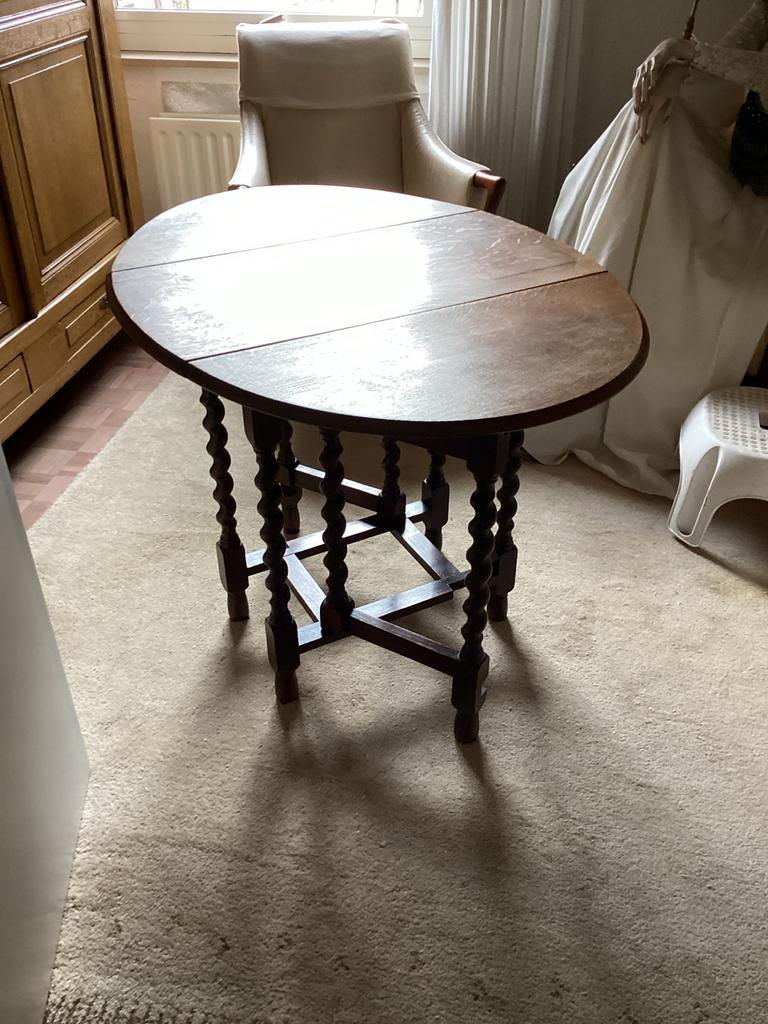 Antieke klaptafel, Antiek en Kunst, Ophalen of Verzenden