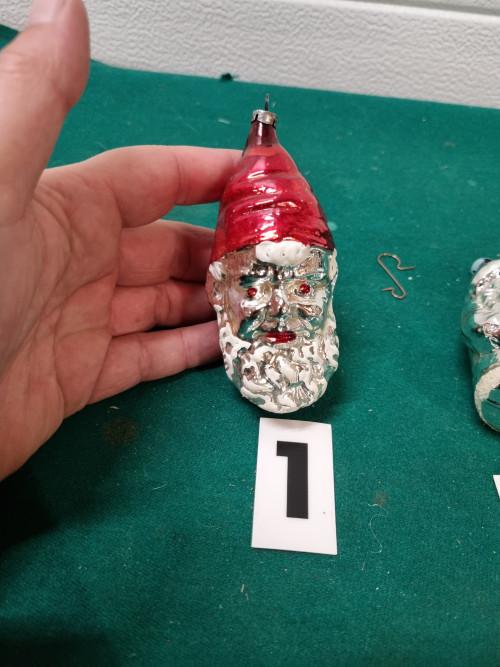 kerstboomhangers retro glas 4 stuks , [ a512, Diversen, Kerst, Ophalen of Verzenden, 'T Olde Gre-j, Info@toldegrej.nl, Endepoelstraat 20f Didam