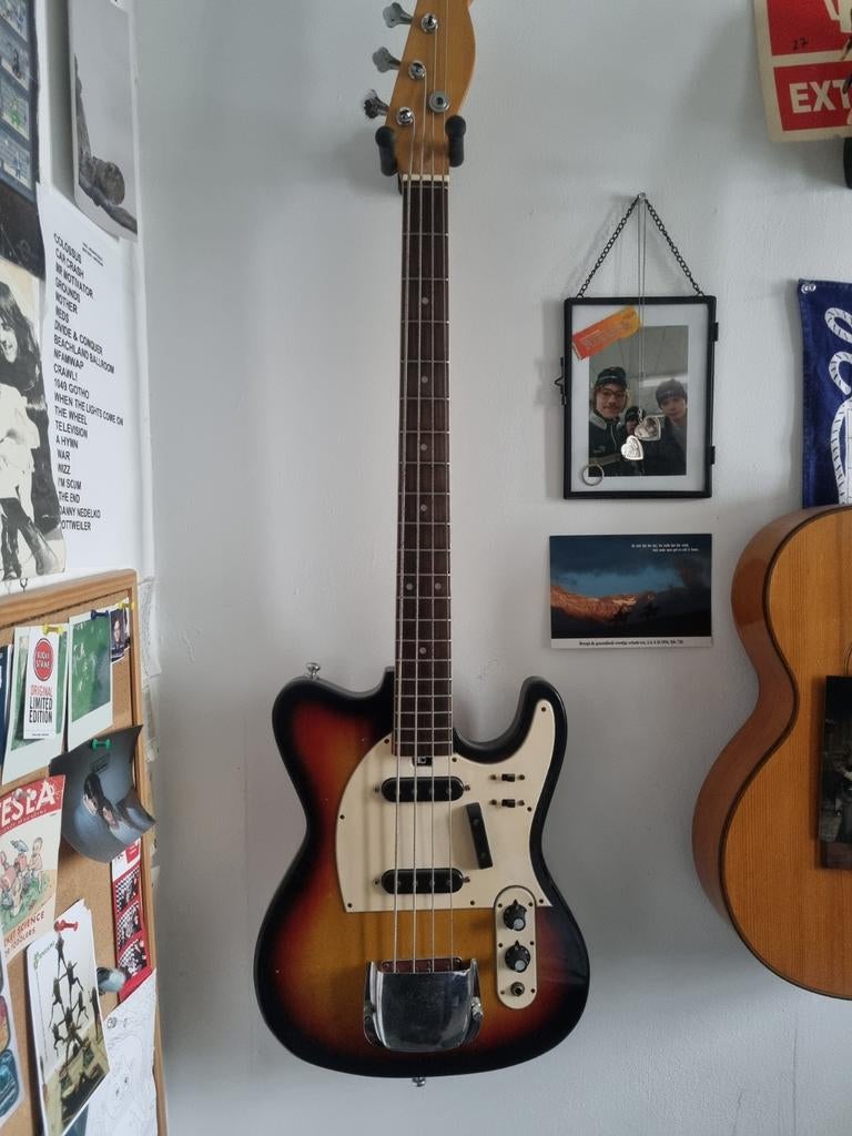 Vintage Zenta 70s bas, Ophalen, Gebruikt, Elektrisch