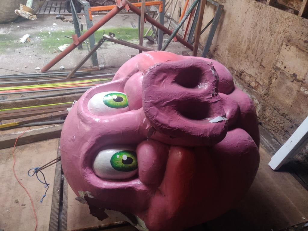 Partij piepschuim Carnavalskoppen - Diverse ontwerpen, Hobby en Vrije tijd, Knutselen, Ophalen of Verzenden, Nieuw
