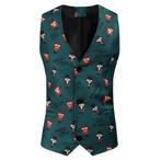 Heren groen kerst giletje, Kleding | Heren, Verzenden, Kerstmis of Sinterklaas, Nieuw, Overige maten