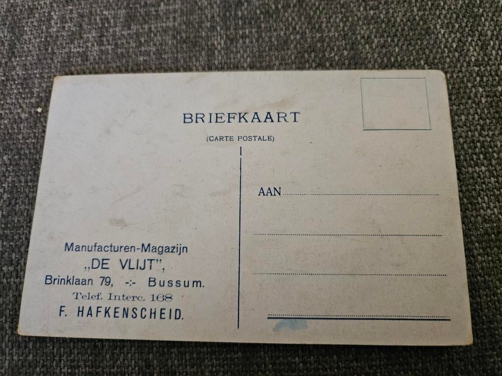 Bussum de vlijt reclame, Ophalen of Verzenden