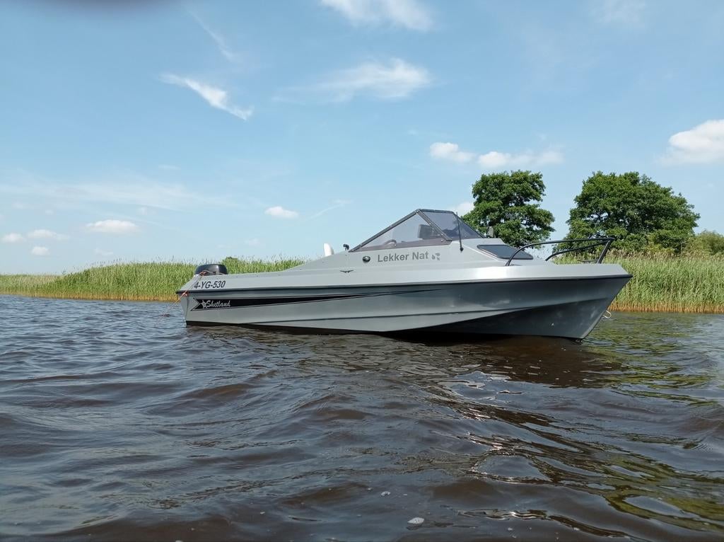 Zeewaardige Shetland 535  sheltie visboot/ toerboot/, Watersport en Boten, Motorboten en Motorjachten, Polyester, Tot 6 meter