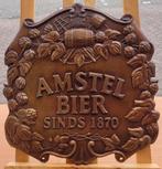 Vintage Amstel Bier Reclamebord - Sinds 1870, Verzamelen, Merken en Reclamevoorwerpen, Ophalen of Verzenden, Gebruikt, Reclamebord