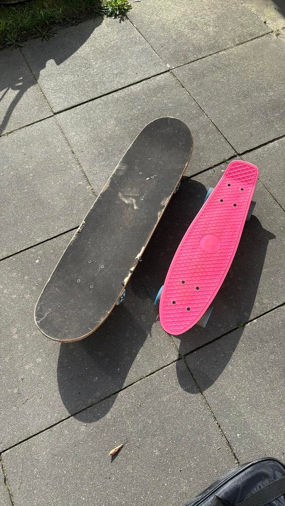Gratis skateboard, Sport en Fitness, Skateboarden, Ophalen, Gebruikt, Skateboard