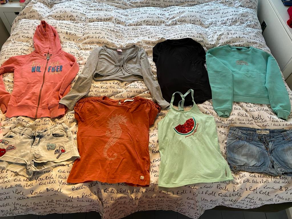Lente/zomer kledingpakket meisje, maat 146/152, Ophalen, Gebruikt, Maat 146