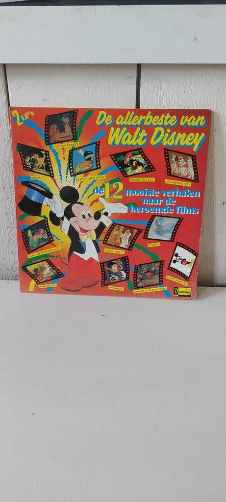 Vintage dubbel elpee De allerbeste van Walt Disney 2 lp's, Cd's en Dvd's, Ophalen of Verzenden, Zo goed als nieuw, Overige formaten