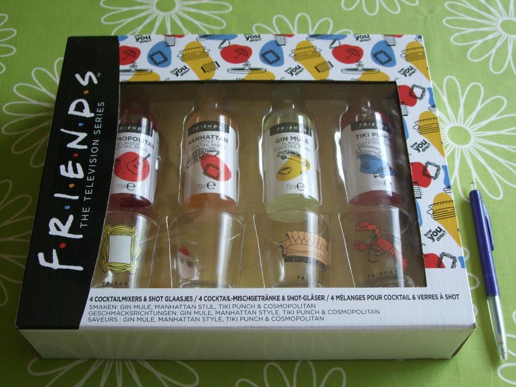 Nieuw: Friends 4 cocktailmixers @ shot glaasjes, Ophalen of Verzenden, Nieuw