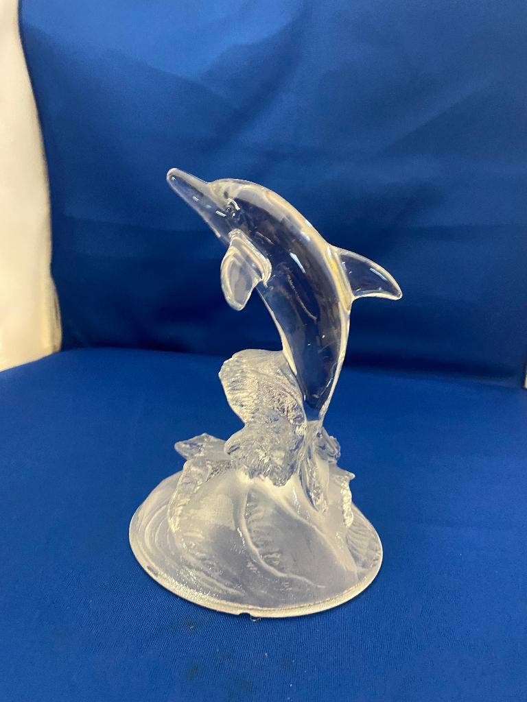 Kristal glas dolfijn, Ophalen of Verzenden