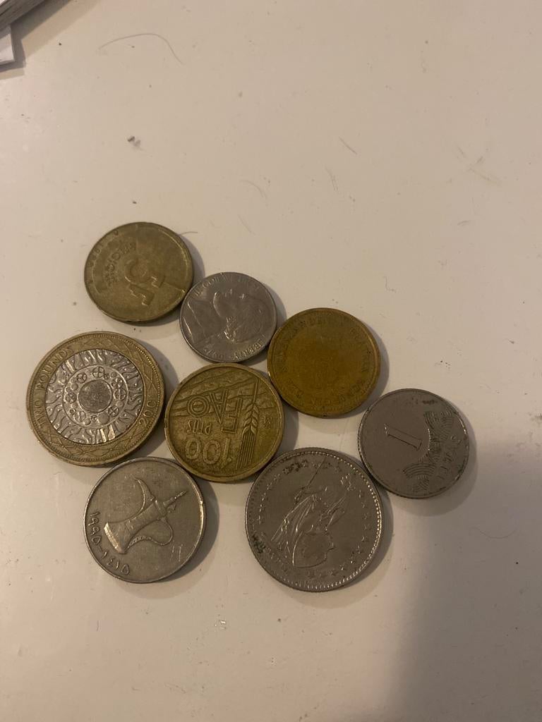 Buitenlandse munten mix / verzameling, Ophalen of Verzenden, Overige landen