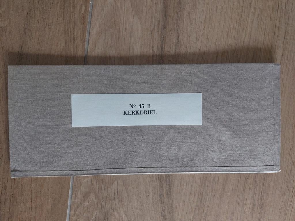 45B Kerkdriel Alem Rosmalen Rossum Lith Geffen Stafkaart '67, Topografische Dienst Nederland, Ophalen of Verzenden, 1800 tot 2000