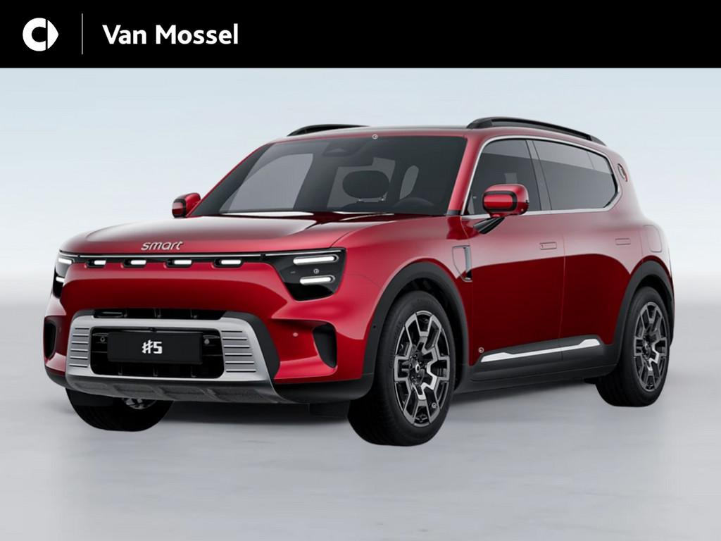 smart #5 Pulse / Verwarmd stuurwiel/ Keyless entry/ 13-inch, Auto's, Smart, Automaat, 12 maanden, Stof, Overige modellen