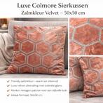 🛒 Luxe Colmore Sierkussen –  Velvet – 50x50 cm - Nieuw, Ophalen of Verzenden, Nieuw, Overige kleuren, Vierkant