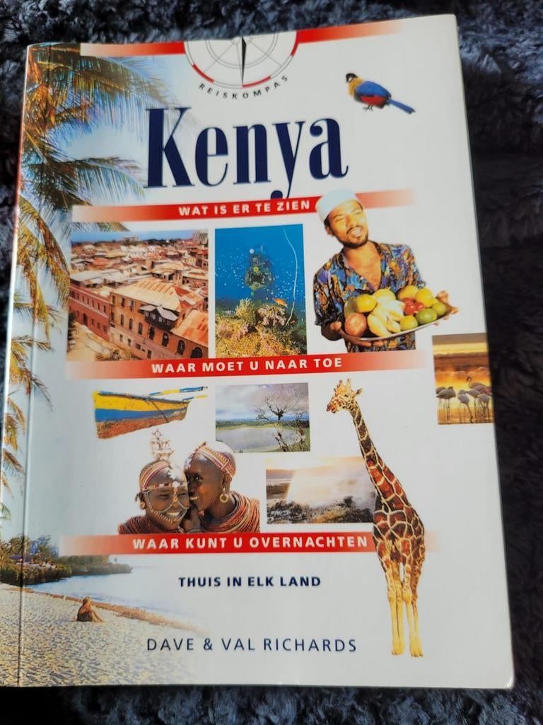 Kenia kenya reiskompas afrika richards africa, Ophalen of Verzenden, Afrika, Reisgids of -boek, Overige merken