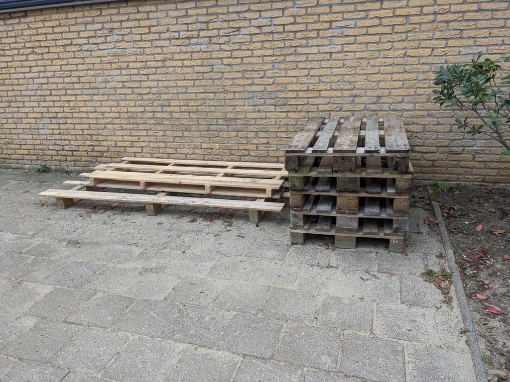 Houten pallets, Doe-het-zelf en Verbouw, Hout en Planken, Ophalen, Overige houtsoorten, Minder dan 200 cm, Pallet