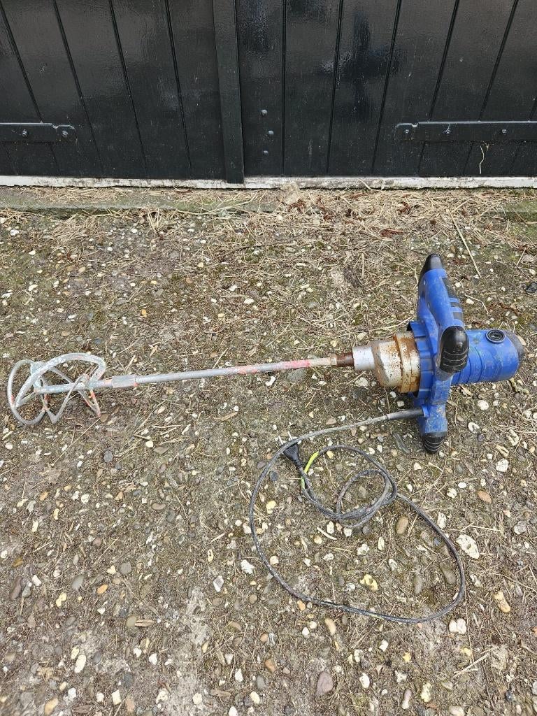 Powerplus Beton- & verfmenger - 1200W - Var. snelheid, Doe-het-zelf en Verbouw, Gereedschap | Handgereedschap, Ophalen, Gebruikt