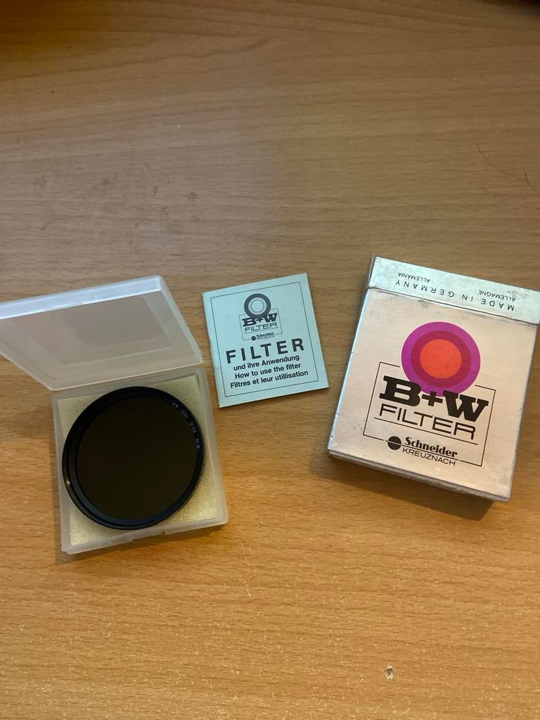 B&W 52mm ND 0.6 Grijsfilter (102) - Vergütet, Gebruikt, B&W, Overige typen, Ophalen of Verzenden