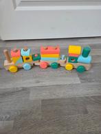 Houten trein Hema - Kleurrijk en educatief speelgoed, Ophalen of Verzenden, Gebruikt