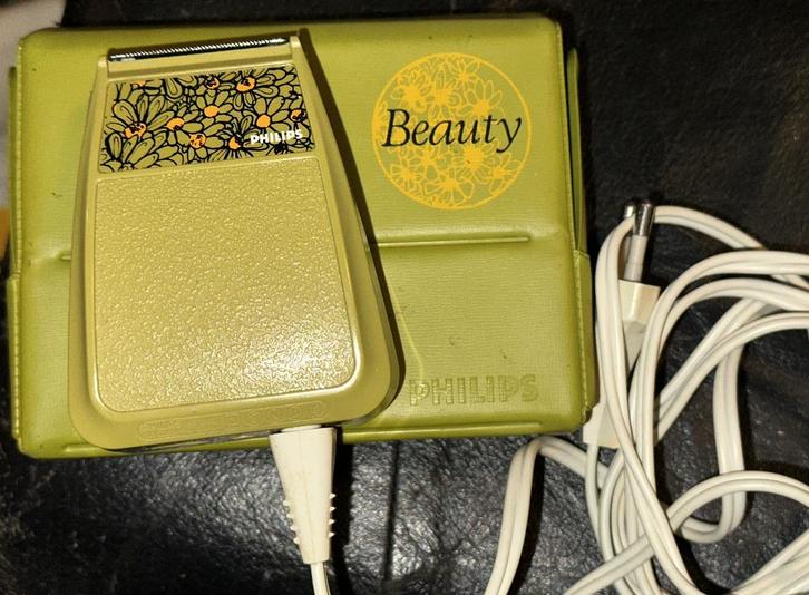 Philips Beauty Ladyshave, vintage elektrisch scheerapparaat, Verzamelen, Retro, Persoonlijke verzorging, Ophalen