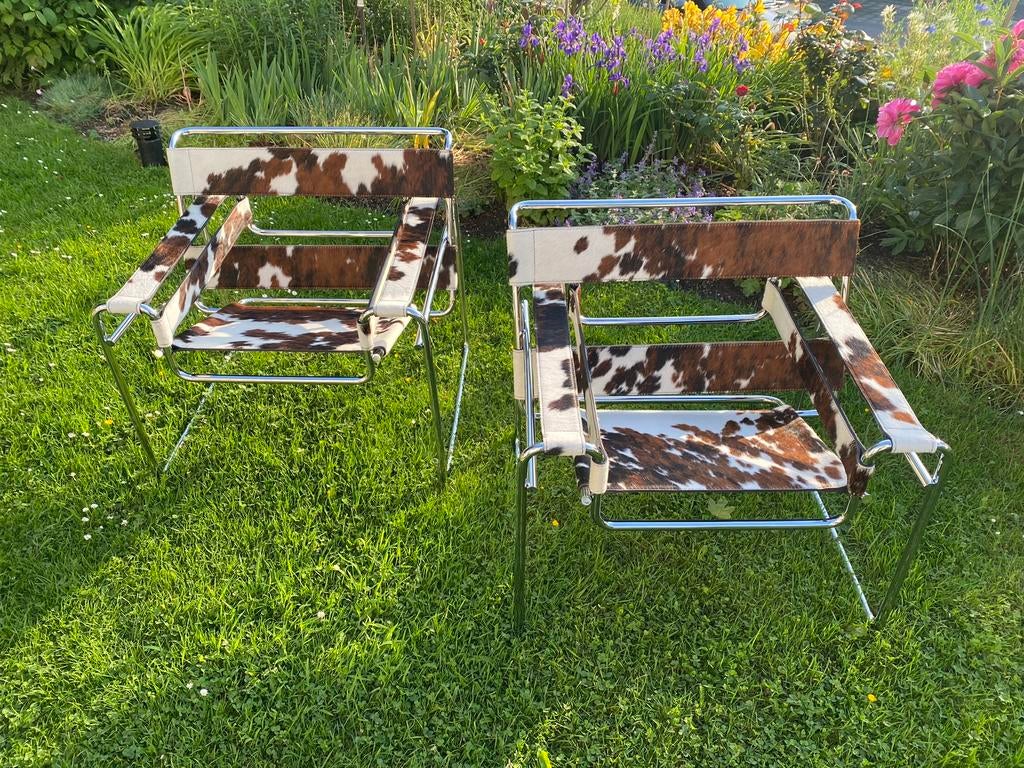 2x Gavina Wassily Chair Marcel Breuer, Ophalen