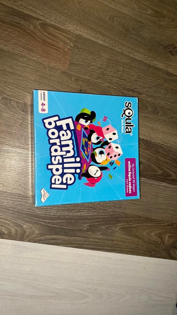 Squla bordspel, Hobby en Vrije tijd, Gezelschapsspellen | Kaartspellen, Ophalen of Verzenden, Zo goed als nieuw