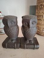 Vintage boekensteunen uilen, Ophalen of Verzenden