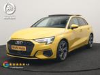Audi A3 Sportback 40 e-tron Advance Sport PHEV 204pk Dealer, Stof, Gebruikt, Plug-in hybride, Grijs