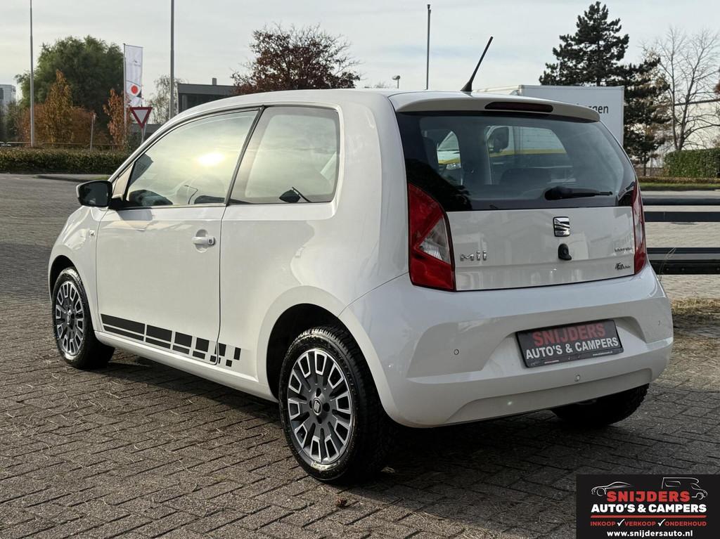 Seat Mii 1.0 Sport EcoFuel,super zuinig autorijden, Voorwielaandrijving, Stof, Gebruikt, Zwart