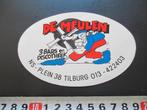 sticker tilburg DE MEULEN 3 bars en discotheek ns-plein 38 *, Verzamelen, Ophalen, Zo goed als nieuw
