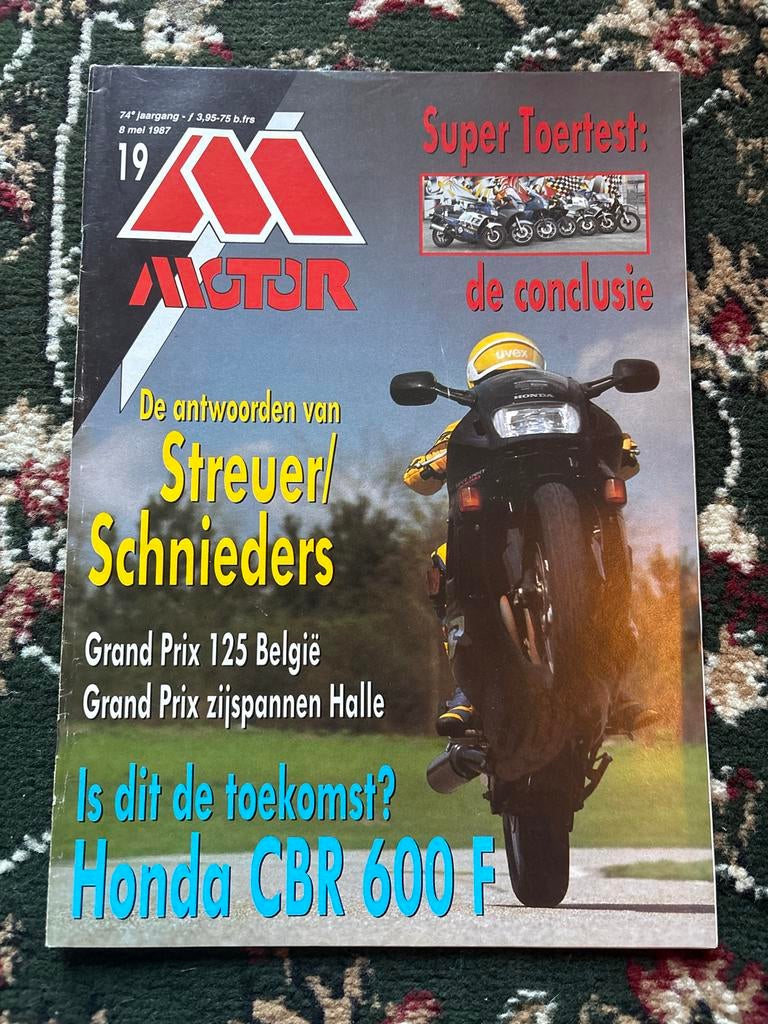 Motor Magazine 1987 - Honda CBR 600 F Test, Ophalen of Verzenden, Gelezen, Algemeen