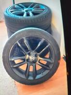 4 Opel autobanden + velgen te koop., Ophalen of Verzenden, 17 inch, 215 mm, Zomerbanden