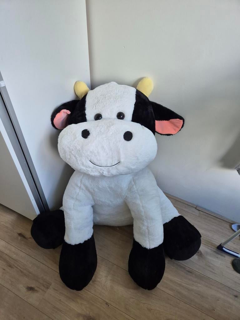 Grote knuffel koe, Ophalen, Zo goed als nieuw, Koe