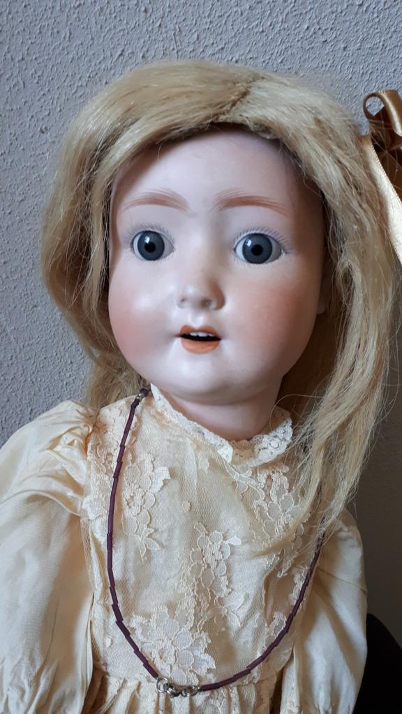 Mooie antieke pop., Verzamelen, Poppen, Gebruikt, Pop, Ophalen of Verzenden