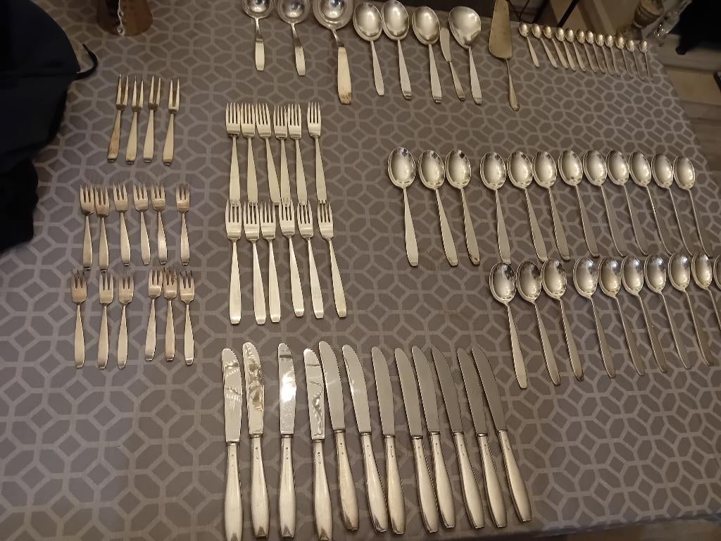 Bestek antiek 85 dlg  Noblesse Gerritsen  100 verzilverd, Ophalen of Verzenden