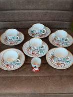 6x kop en schotel + eierdopje P. Regout Maastricht, Antiek en Kunst, Ophalen