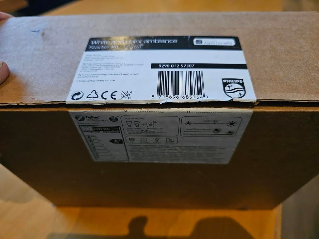 Philips Hue White & Colour Ambiance Starter Kit E27, Ophalen of Verzenden, Zo goed als nieuw
