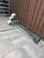Gietijzeren lantaarnpaal met 4 bollen en wandlamp, Tuin en Terras, Buitenverlichting, Ophalen