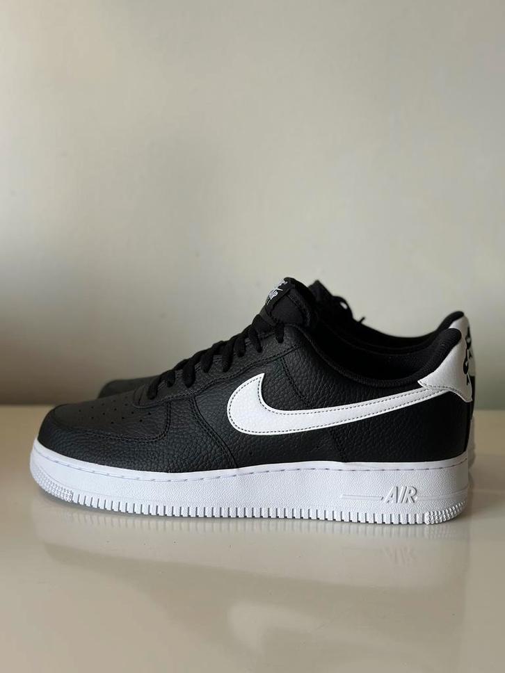 Nieuwe Leren Nike Air Force One - maat 46, Kleding | Heren, Schoenen, Nieuw, Sneakers of Gympen, Zwart, Ophalen of Verzenden