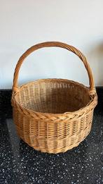 Mand Riet met hengsel, Ophalen, Gebruikt, Mand, Rond