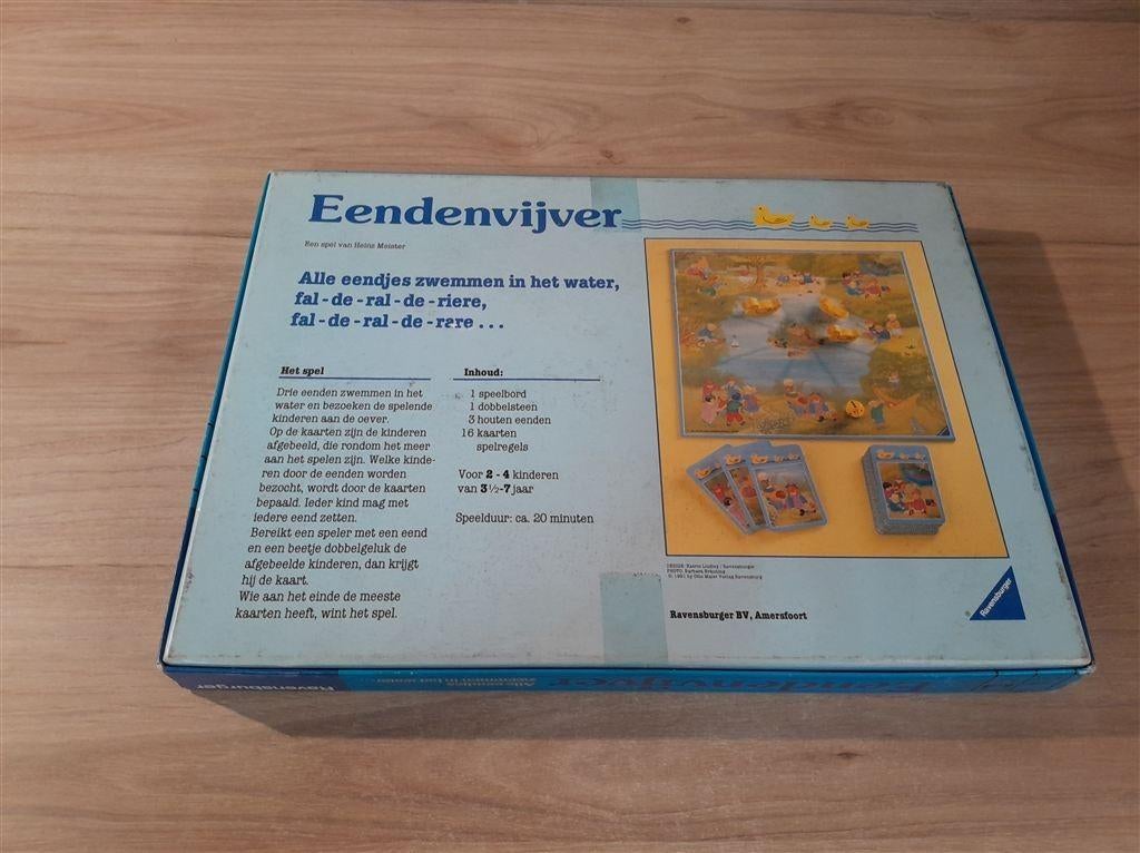 Eendenvijver - alle eendjes zwemmen in het water - s5818, Hobby en Vrije tijd, Gezelschapsspellen | Bordspellen, Verzenden, Zo goed als nieuw